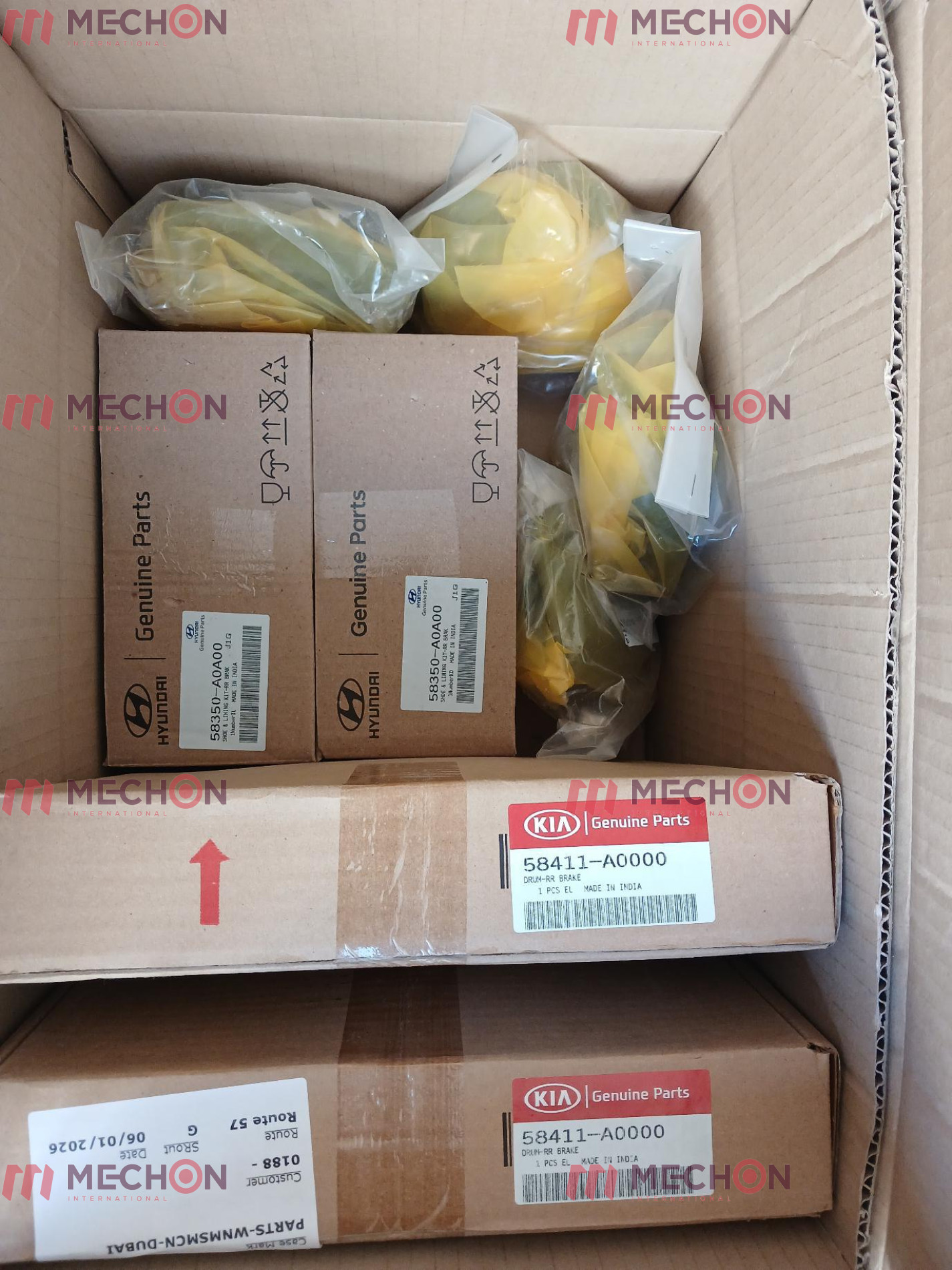 Successful Delivery of Genuine Hyundai Spare Parts to Kuwait